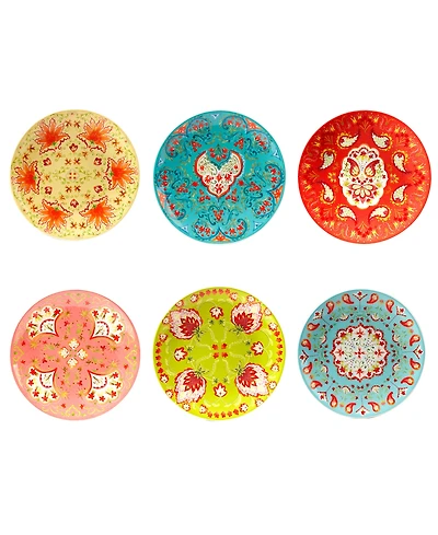 Certified International Francesca Salad Plate, Set of 6