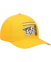 Men's '47 Gold Nashville Predators Reflex Hitch Snapback Hat