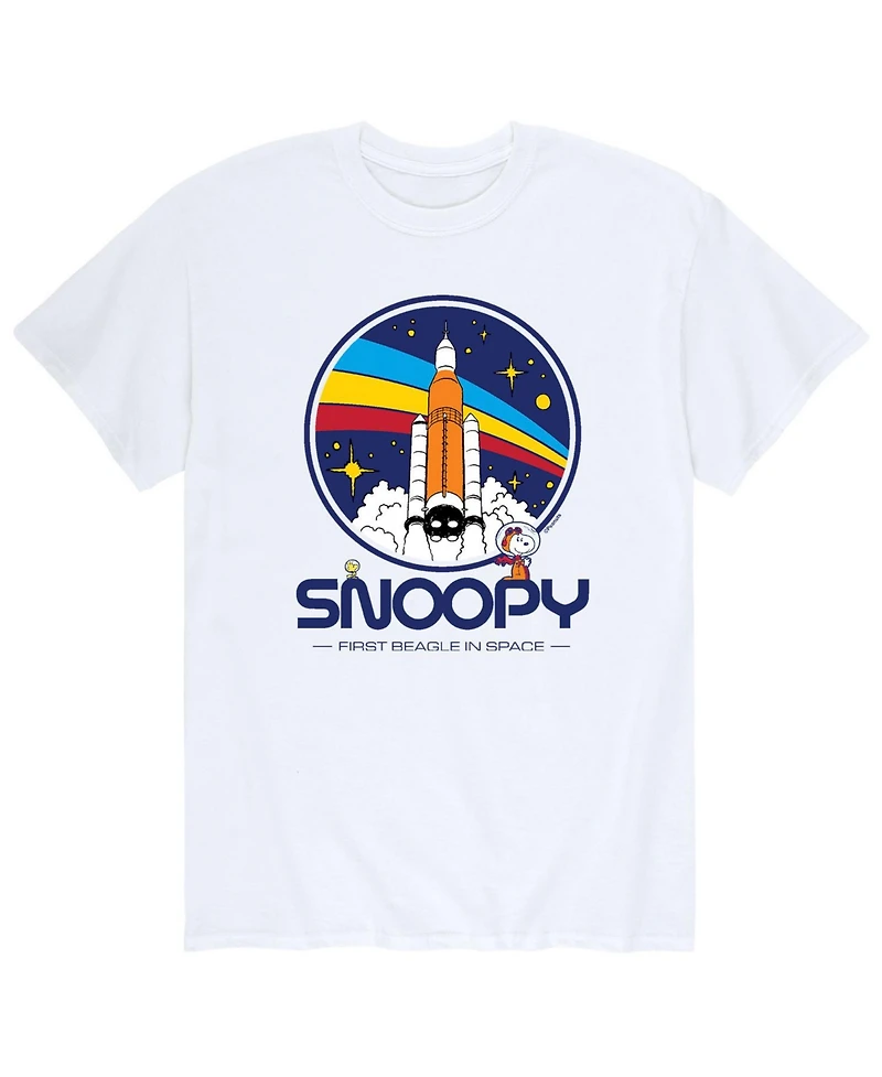 Men's Peanuts Snoppy Rocket T-Shirt