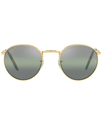 Ray-Ban Unisex Polarized Sunglasses, RB3637 New Round 50