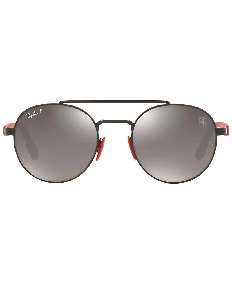 Ray-Ban RB3696M Scuderia Ferrari Collection 51 Unisex Polarized Sunglasses