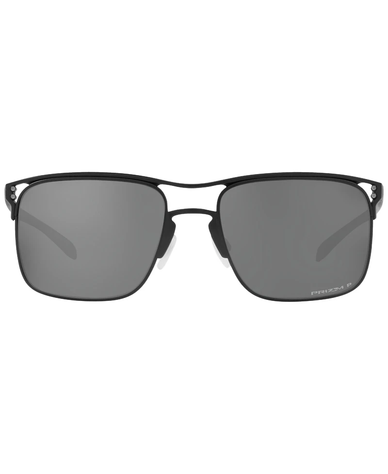 Oakley Men's Polarized Sunglasses, OO6048 Holbrook Ti 57