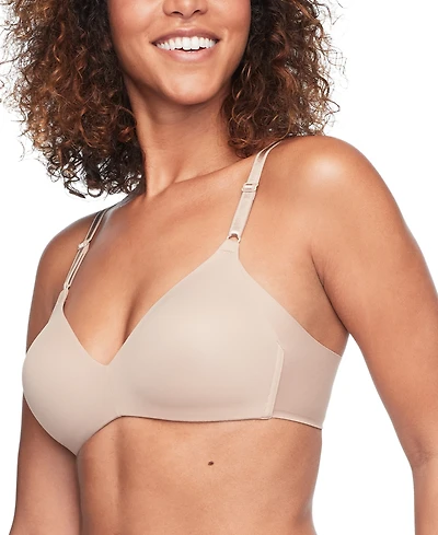 Warners No Side Effects Underarm-Smoothing Comfort Wireless Lightly Lined T-Shirt Bra 1056