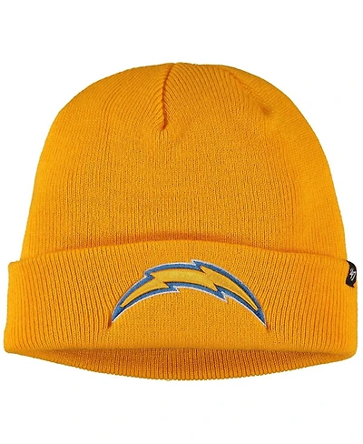 Men's Gold Los Angeles Chargers Secondary Cuffed Knit Hat