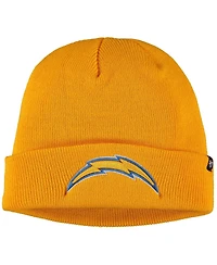 Men's Gold Los Angeles Chargers Secondary Cuffed Knit Hat