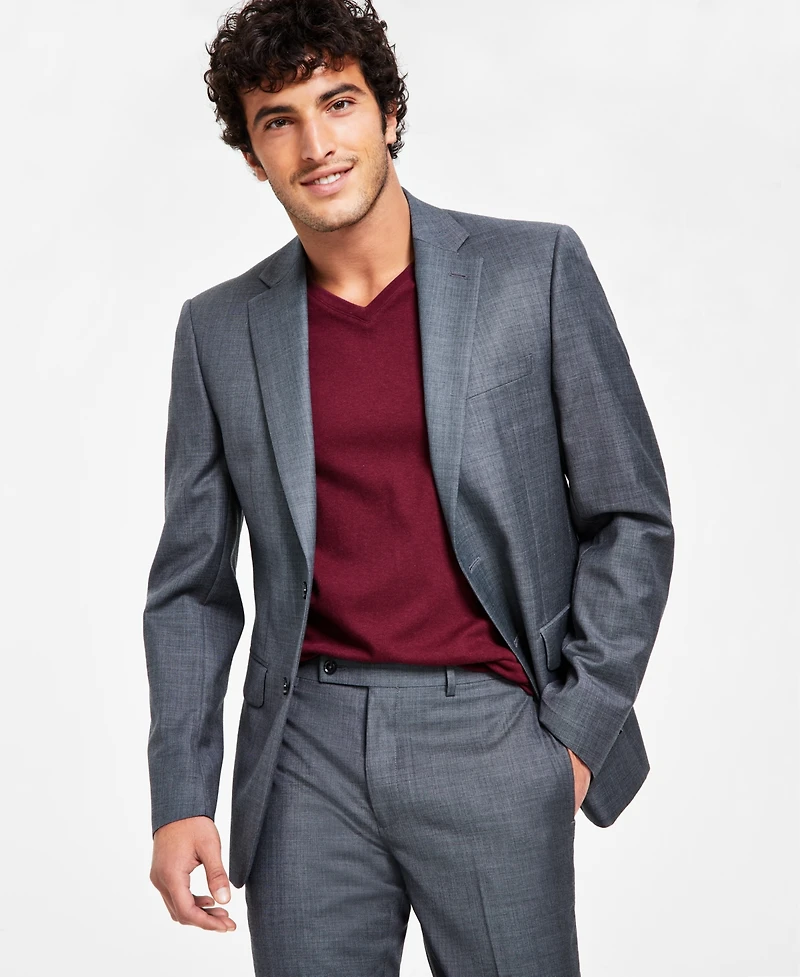 Calvin Klein Men's Slim-Fit Wool-Blend Stretch Suit Jackets - Close Out!