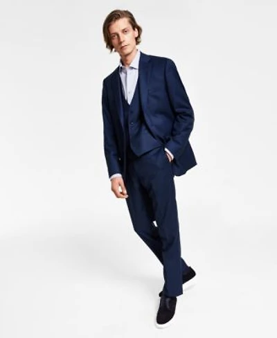 Calvin Klein Mens X Fit Slim Fit Stretch Suit Separates