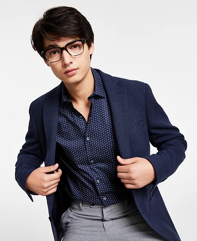 Calvin Klein Men's Slim-Fit Wool Textured Sport Coat