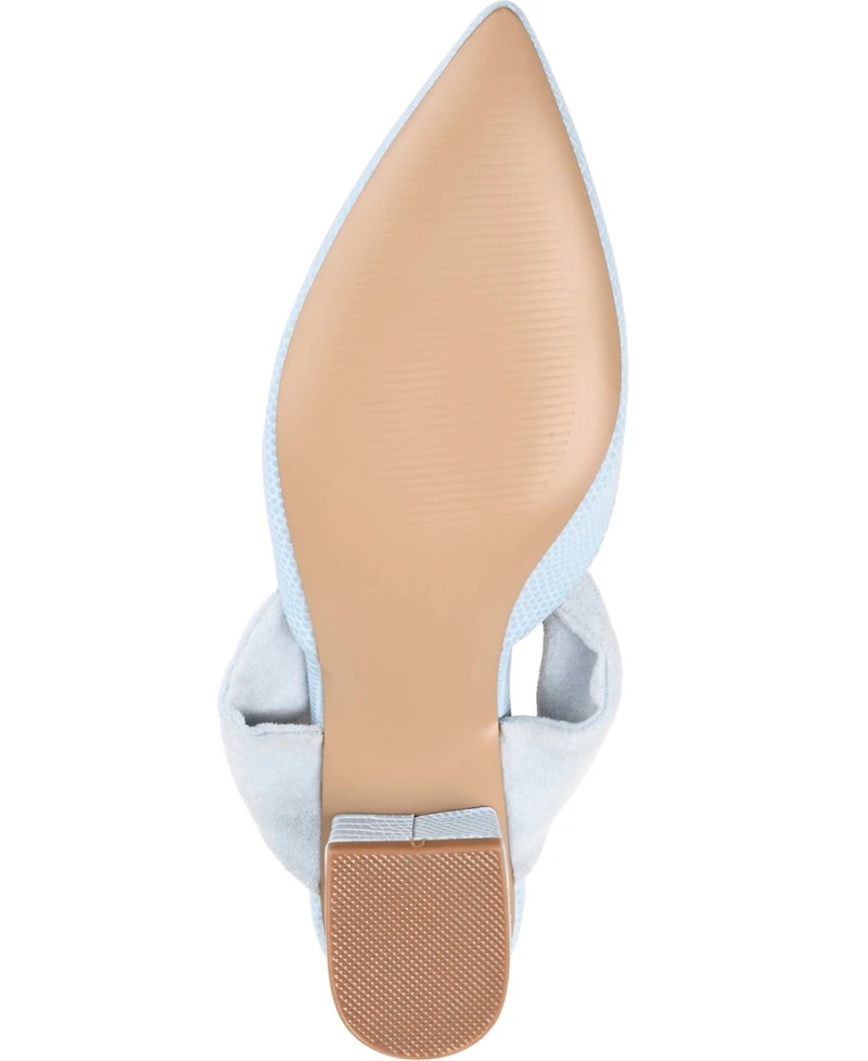 Journee Collection Women's Melora Bow Detail Slip On Mules