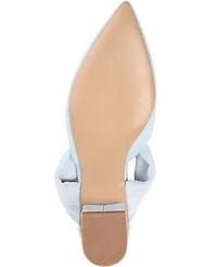 Journee Collection Women's Melora Bow Detail Slip On Mules
