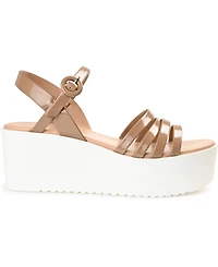 Journee Collection Women's Miragge Platform Sandal