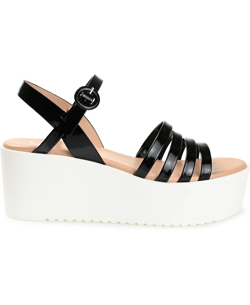 Journee Collection Women's Miragge Platform Sandal