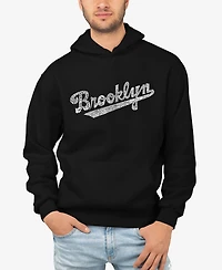 Men's Word Art Brooklyn Neighborhoods Hooded Sweatshirt