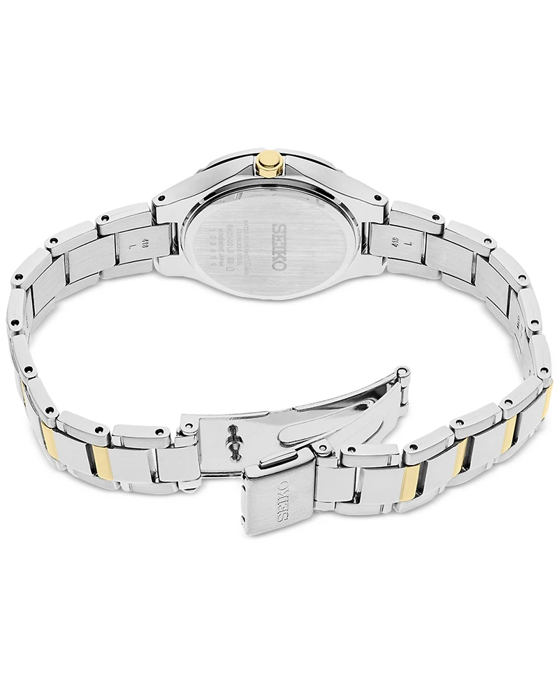 Seiko Women's Essential Two Tone Stainless Steel Bracelet Watch 27mm