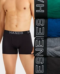 Hanes Men's 4-Pk. Ultimate ComfortFlex Fit Total Support Pouch Trunks