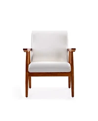 Manhattan Comfort Arch Duke Leatherette Upholstered Accent Chair