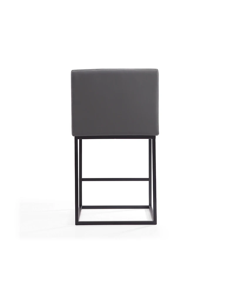 Manhattan Comfort Ambassador 38" Leatherette Upholstered Counter Stool