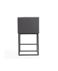 Manhattan Comfort Ambassador 38" Leatherette Upholstered Counter Stool