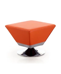 Diamond Swivel Ottoman