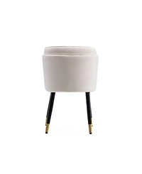 Manhattan Comfort Zephyr Velvet Upholstered Dining Chair
