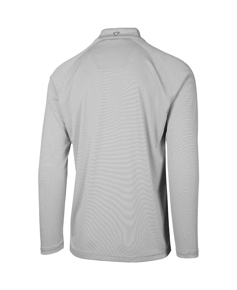 Men's Levelwear Gray Chicago White Sox Orion Historic Logo Raglan Quarter-Zip Jacket