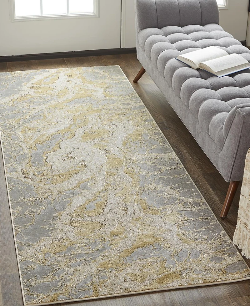 Feizy Aura R3563 2'10" x 7'10" Runner Area Rug