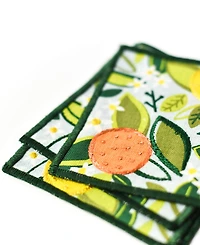 Coton Colors Citrus Print Cocktail Napkins, Set of 4