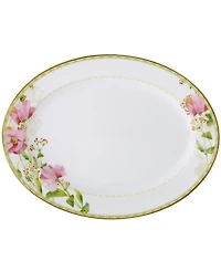 Noritake Poppy Place Oval Platter, 14"