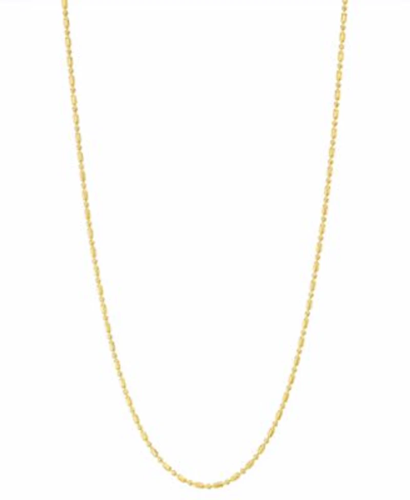 14k Gold Necklace 18 24 Dot Dash Chain