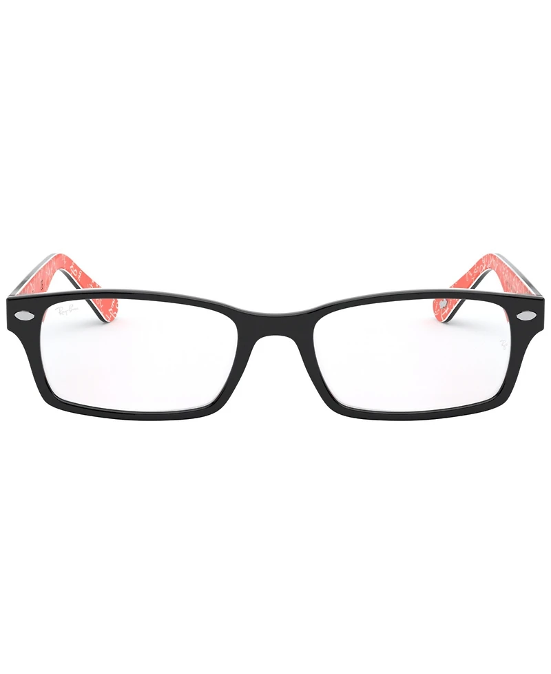 Ray-Ban RX5206 Unisex Rectangle Eyeglasses
