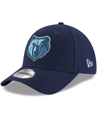 Men's New Era Navy Memphis Grizzlies Official Team Color The League 9FORTY Adjustable Hat