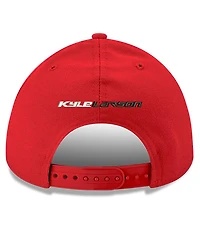 Men's New Era Scarlet, Black Kyle Larson Double Whammy 9Fifty Snapback Adjustable Hat