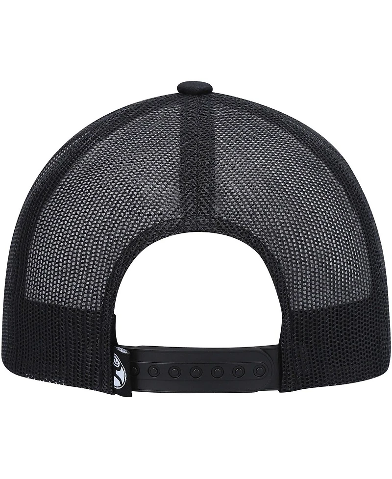 Men's Hooey Liberty Roper Trucker Adjustable Snapback Hat - Black