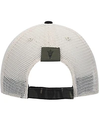 Men's Top of The World Camo, Cream Arizona State Sun Devils Oht Military-Inspired Appreciation Shield Trucker Adjustable Hat