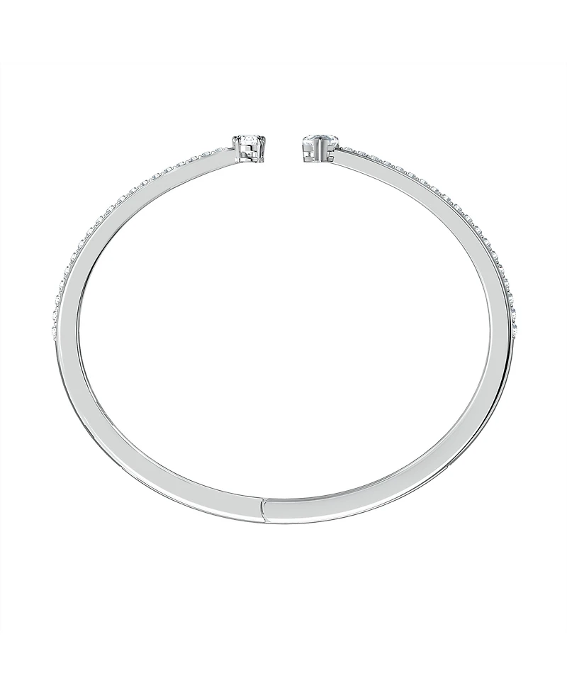 Swarovski Attract Mixed Cuts Rhodium Plated Cuff
