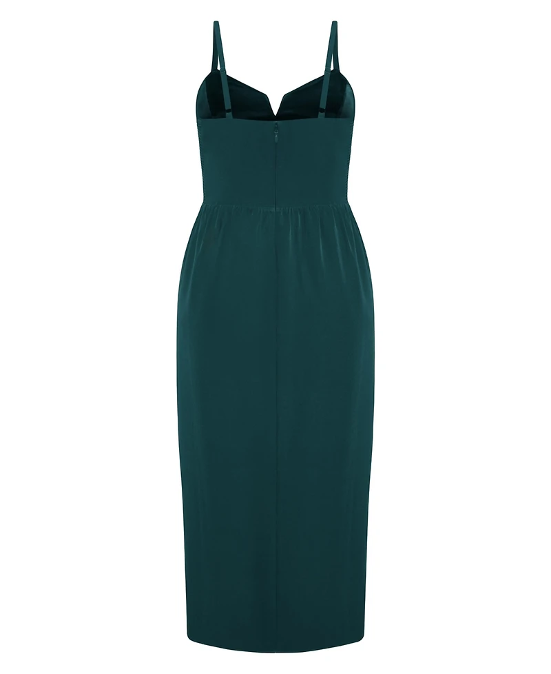 City Chic Plus Sassy V Dress