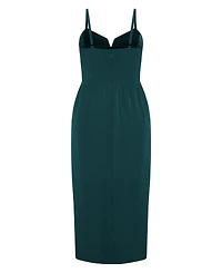 City Chic Plus Sassy V Dress