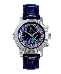 Heritor Automatic Men's Legacy Leather-Band Watch w/Day/Date