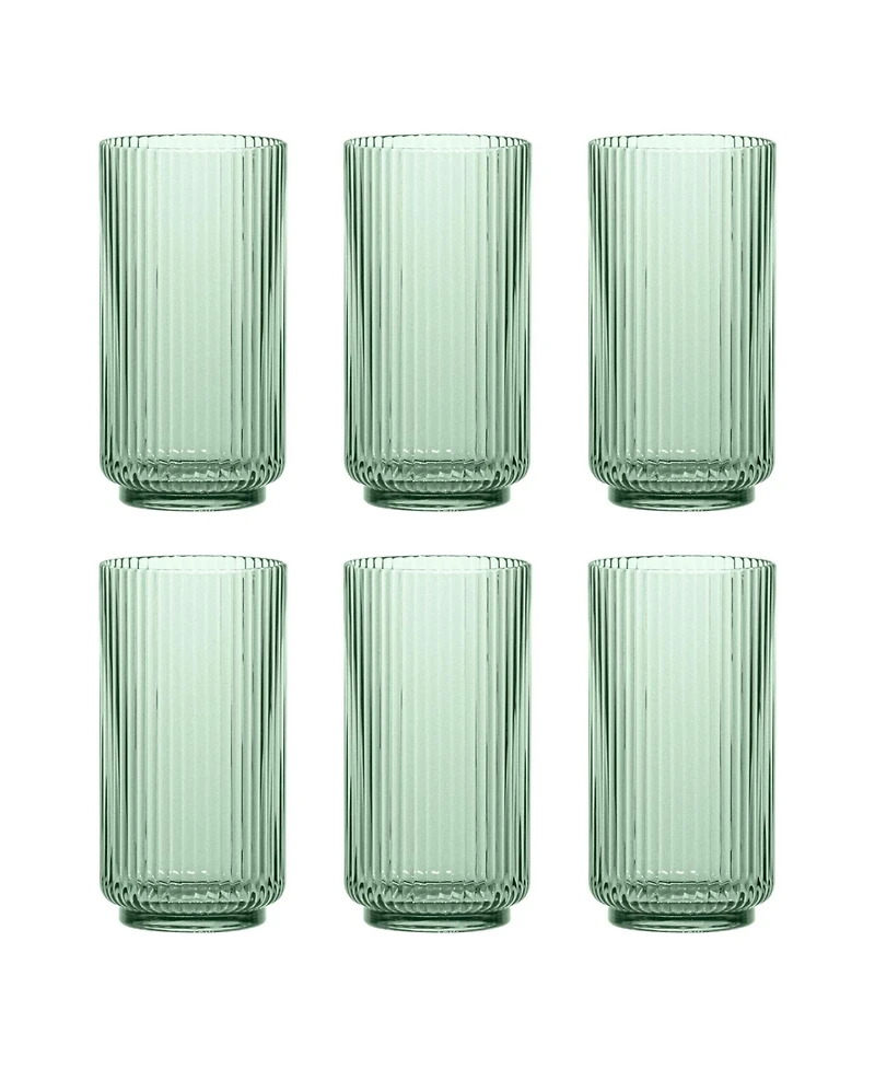 Abode Homewares Mesa Jumbo Premium Acrylic Glasses, Set of 6