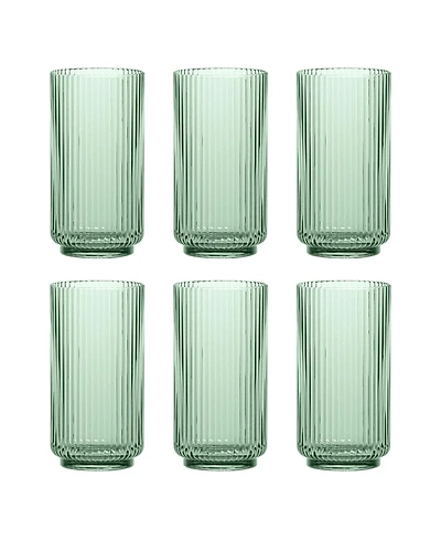 Abode Homewares Mesa Jumbo Premium Acrylic Glasses, Set of 6