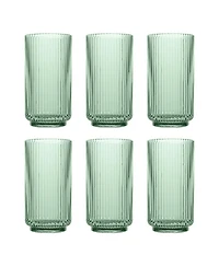 Abode Homewares Mesa Jumbo Premium Acrylic Glasses, Set of 6