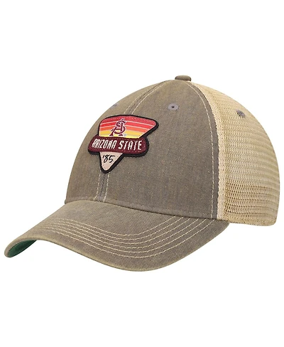 Men's Gray Arizona State Sun Devils Legacy Point Old Favorite Trucker Snapback Hat