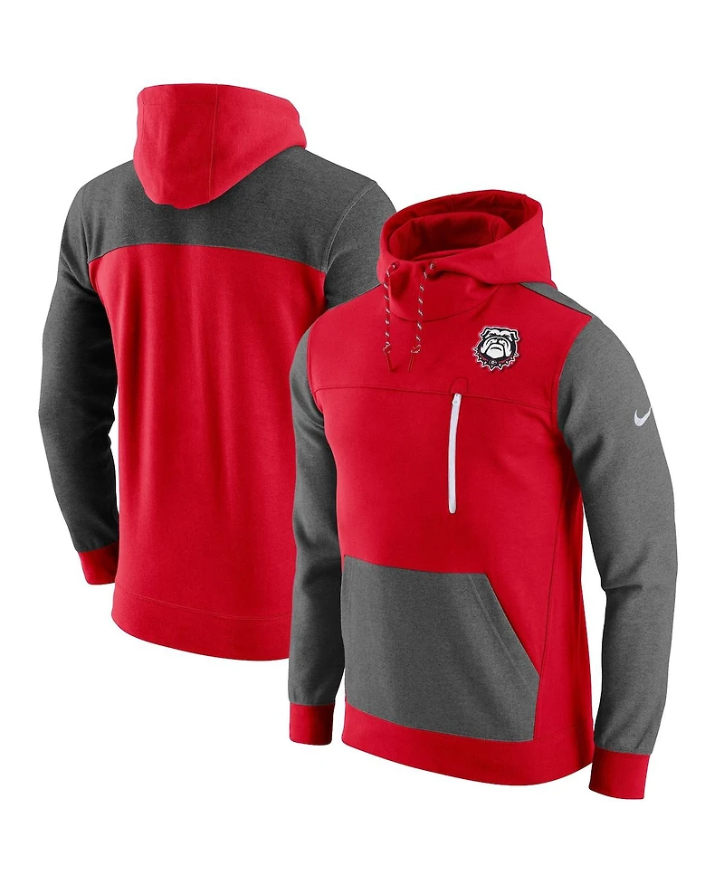 Men's Nike Red Georgia Bulldogs Av-15 2.0 Pullover Hoodie