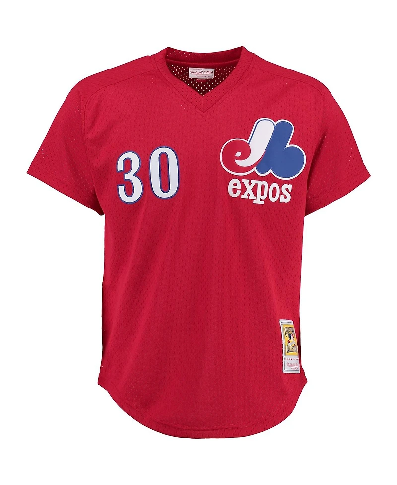 Men's Tim Raines Montreal Expos Mitchell & Ness Batting Practice Jersey - Red