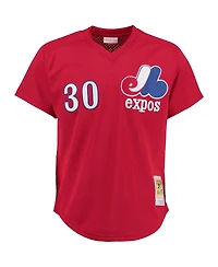 Men's Tim Raines Montreal Expos Mitchell & Ness Batting Practice Jersey - Red