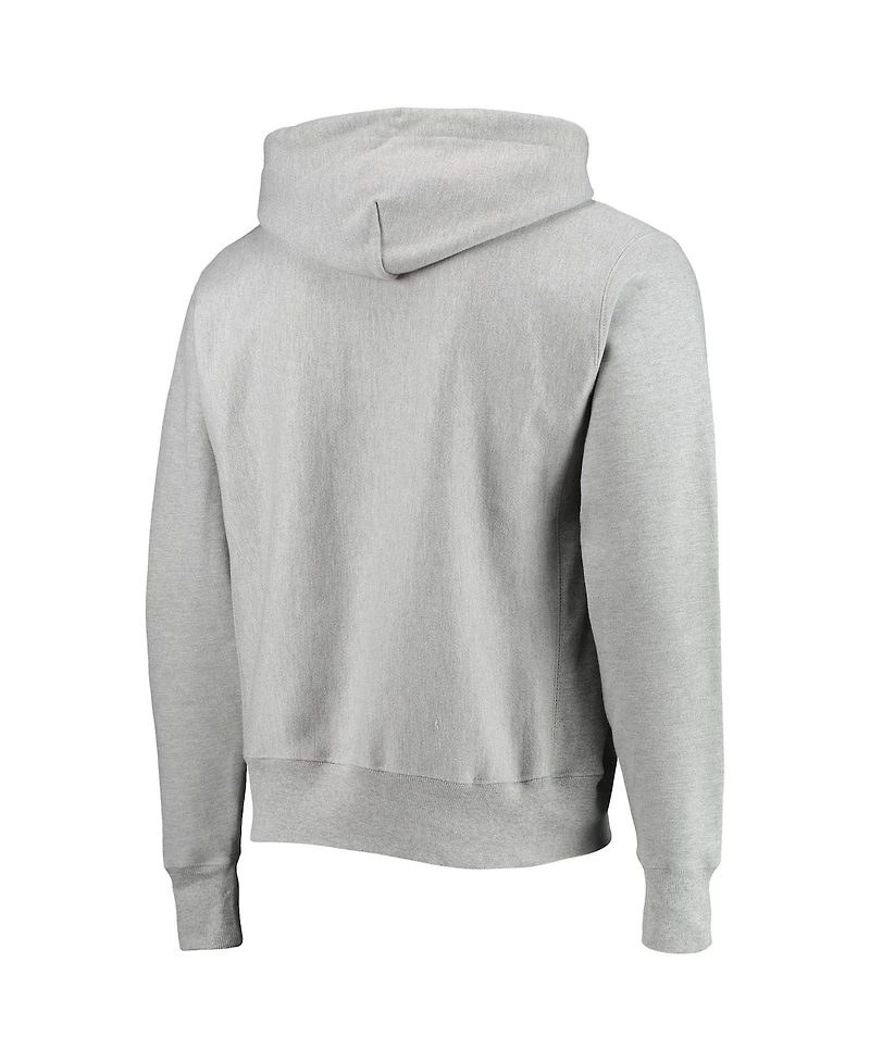 Men's Champion Heathered Gray Cincinnati Bearcats Cincy Arch Pullover Hoodie