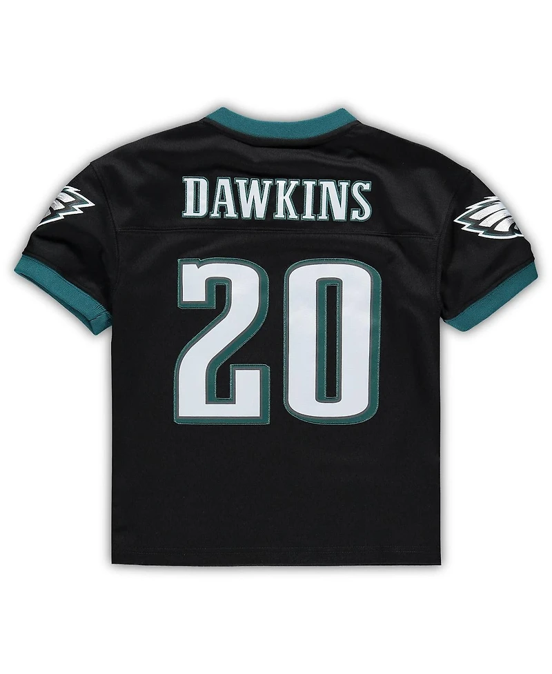 Infant Boys and Girls Mitchell & Ness Brian Dawkins Black Philadelphia Eagles 2004 Retired Legacy Jersey