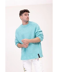 Ron Tomson Men's Modern Oversized Bold Sweater