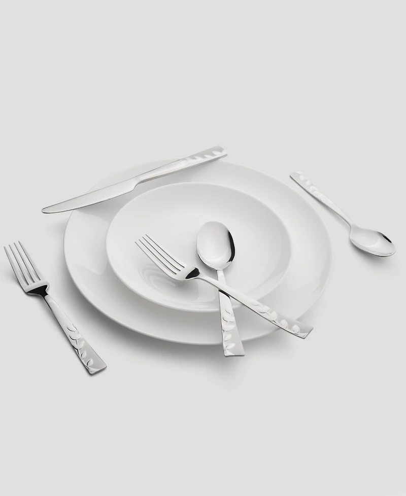 Cambridge Silversmiths Blossom Sand 20-Piece Flatware Set, Service for 4