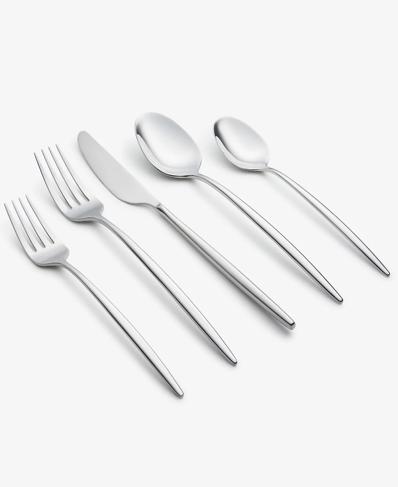 Cambridge Silversmiths Gaze Mirror 20-Piece Flatware Set, Service for 4